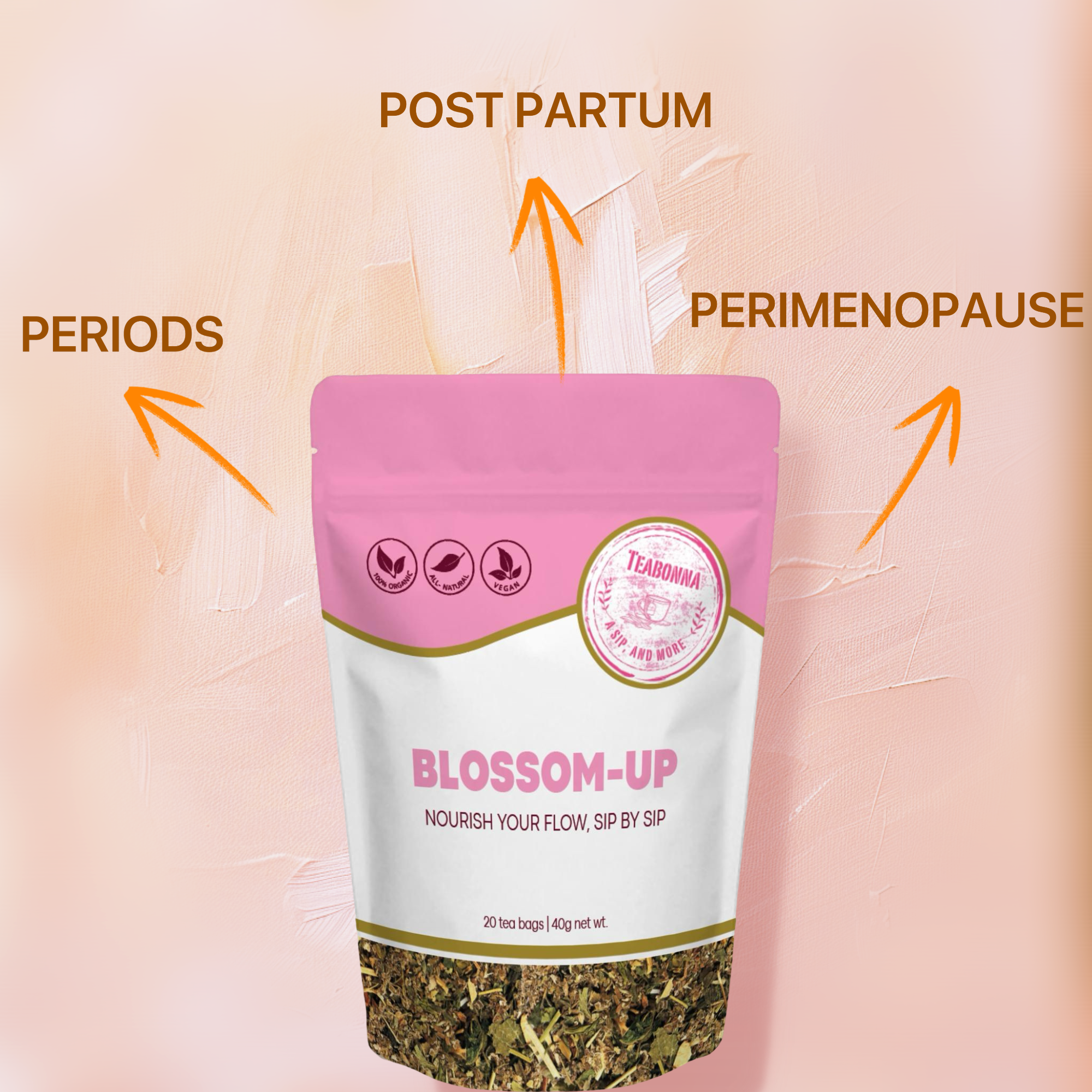 Thé Blossom-Up / Thé hormonal pour femmes